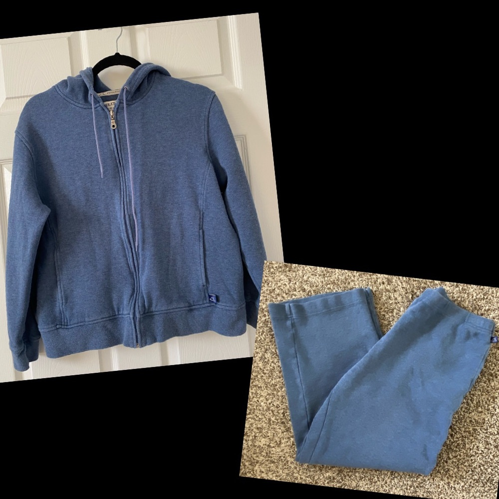 PENDLETON Originals Blue pants jacket set jogger suit sweatsuit lounge Medium